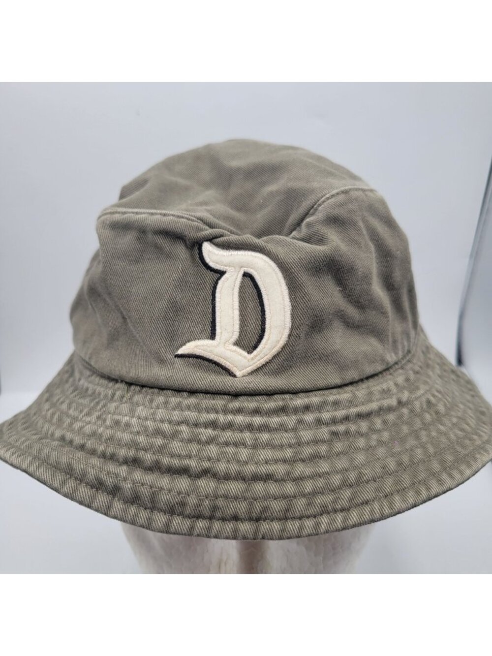 Goofys Hat Co Disneyland Bucket Hat Vintage Green Cotton Embroidered Logo